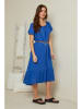 Rodier Lin Lniana sukienka w kolorze niebieskim