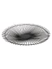 Salt and Pepper Miska dekoracyjna "Twisted Iris" w kolorze czarnym - wys. 5 x Ø 40 cm