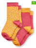 Sense Organics 2er-Set: Socken "Loris" in Rot/ Gelb