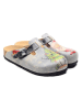 Calceo Clogs blauw/meerkleurig