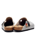 Calceo Clogs in Blau/ Bunt