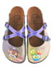 Calceo Clogs paars/meerkleurig