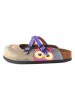 Calceo Clogs in Lila/ Bunt