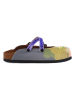 Calceo Clogs in Lila/ Bunt