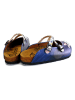 Calceo Clogs donkerblauw/meerkleurig