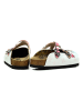 Calceo Clogs crème/meerkleurig