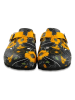 Calceo Clogs in Schwarz/ Gelb