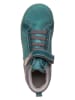 lamino Leren sneakers petrol