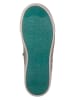 lamino Leren sneakers petrol