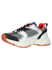 Steve Madden Sneakers in Weiß/ Schwarz/ Orange