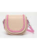 Victor & Hugo Paris Leren schoudertas "Erina" roze/beige - (B)19x (H)17 x (D)8 cm