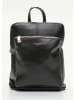 Victor & Hugo Paris Leder-Rucksack "Melania" in Schwarz - (B)27,5 x (H)24,5 x (T)9 cm
