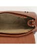 Victor & Hugo Paris Leder-Henkeltasche "Kay" in Camel - (B)28,5 x (H)20 x (T)8 cm