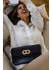 Victor & Hugo Paris Leren clutch "Rose" zwart - (B)27 x (H)16 x (D)6 cm