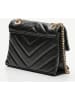 Victor & Hugo Paris Leder-Umhängetasche in Schwarz - (B)26 x (H)18 x (T)9,5 cm