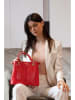 Victor & Hugo Paris Leren handtas "Flamme" rood - (B)28 x (H)24 x (D)14 cm
