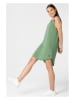 super.natural Sukienka "Relax" w kolorze zielonym
