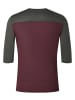 super.natural Trainingsshirt "Contrast" in Bordeaux/ Anthrazit