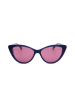 Missoni Damen-Sonnenbrille in Dunkelblau/ Pink