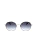 Longchamp Damen-Sonnenbrille in Silber/ Hellblau