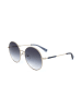 Longchamp Dameszonnebril zilverkleurig/lichtblauw