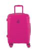 GYL Hardcase-Trolley in Pink - (B)32 x (H)55 x (T)22 cm