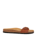 BABUNKERS Family Leren slippers bruin