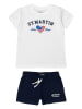POLO CLUB St. MARTIN 2-delige outfit wit/donkerblauw