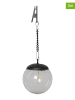 STAR Trading 3er-Set: LED-Solar-Kugeln "Globe" in Schwarz - (H)29 x Ø 10 cm