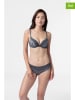 Dorina 2er-Set: Push-up-BHs "Kelsea" in Anthrazit/ Hellblau