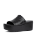 fitflop Leren sleehakslippers zwart
