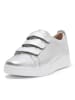 fitflop Leder-Sneakers in Silber