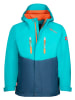 Trollkids Regenjacke "Nusfjord" in Blau/ Dunkelblau