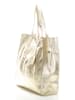 ORE10 Skórzana torebka "Aram" w kolorze złotym - 34 x 28 x 12 cm