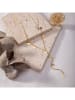 Bastille baobab Halskette "Virginia" mit Schmuckelementen - (L)37,5 cm