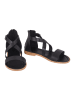 Miss Hera Leder-Sandalen in Schwarz