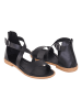 Miss Hera Skórzane sandały w kolorze czarnym