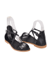 Miss Hera Leren sandalen zwart