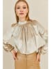 Chezalou Bluse in Beige