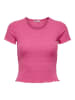ONLY Koszulka "Emma" w kolorze różowym