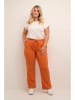 KAFFE curve Spodnie "Coletta" w kolorze pomarańczowym