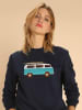 WOOOP Sweatshirt "Blue Van" donkerblauw
