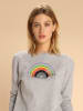 WOOOP Bluza "Rainbow Classics" w kolorze szarym