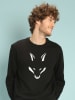 WOOOP Sweatshirt "Foxy Shape" in Schwarz