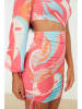 trendyol Jurk koraalrood/turquoise