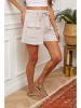 Fleur de Lin Leinen-Shorts "Boristo" in Beige