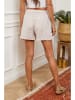 Fleur de Lin Leinen-Shorts "Boristo" in Beige