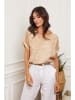 Joséfine Leinen-Shirt "Fabioza" in Beige
