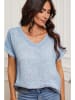 Joséfine Leinen-Shirt "Fabioza" in Hellblau