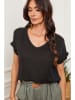 Fleur de Lin Leinen-Shirt "Fabioza" in Schwarz